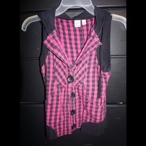 Checkered vest